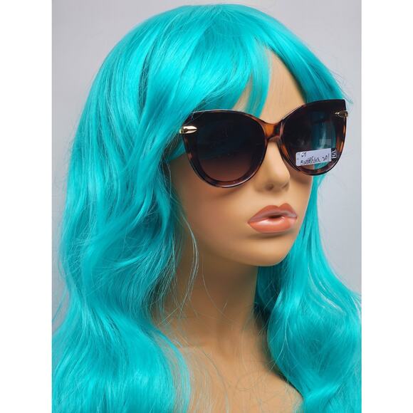 FGX Foster Grant Full Cat Eye Brown Tortoise Shell & Gold Sunglasses 52068FGX201 - Picture 1 of 11